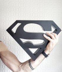 A018sm Superman sign van ijzer bij quip&Co